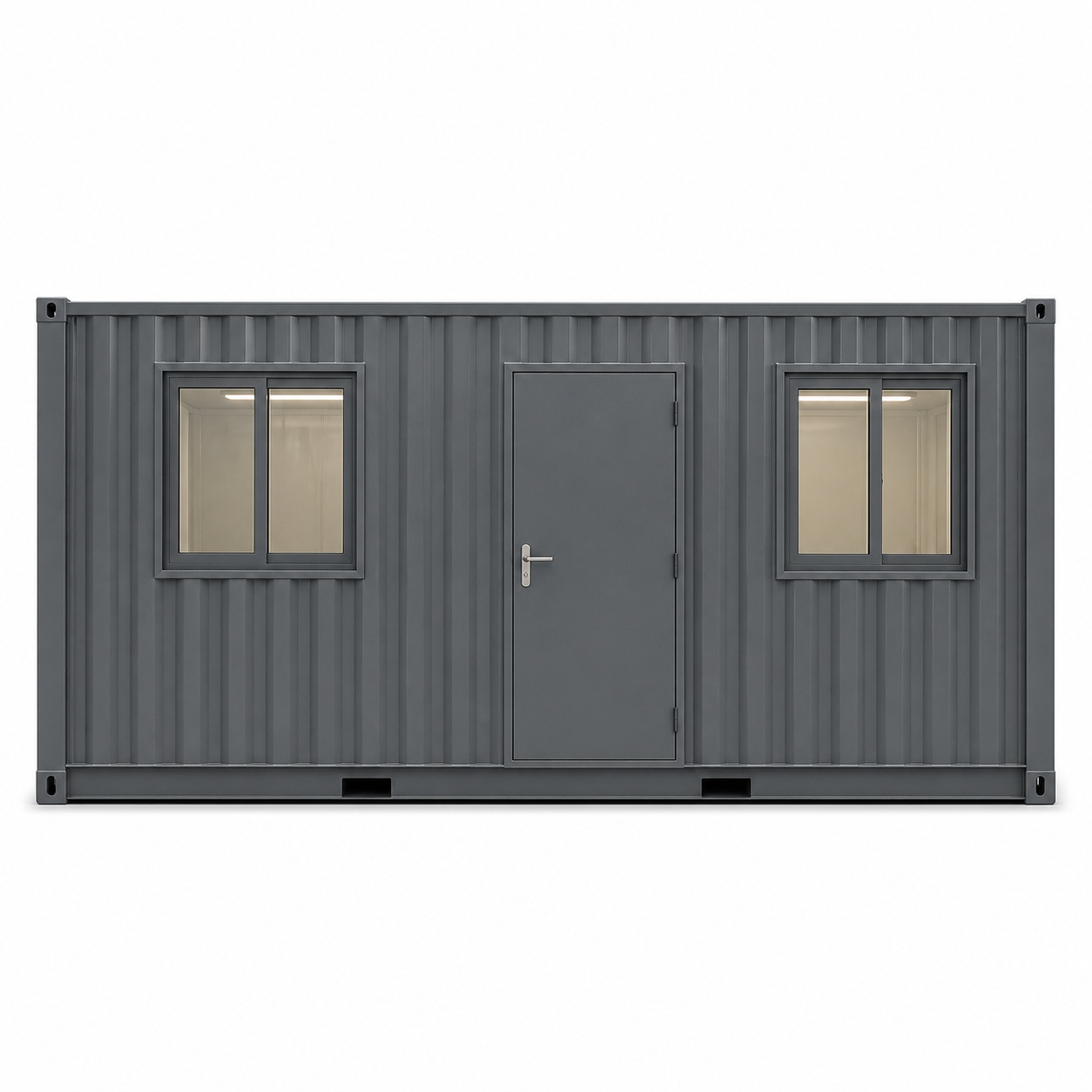 Contenedor oficina de 20 pies acondicionado e aislado – 6,06 x 2,44 x 2,59 m - image 3